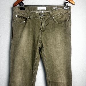 Henry & Belle Ideal Bootcut Jeans Womens Size 29 Mid Rise Olive Gree Denim Pants